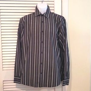 Gap Button Down Striped Shirt Size Large